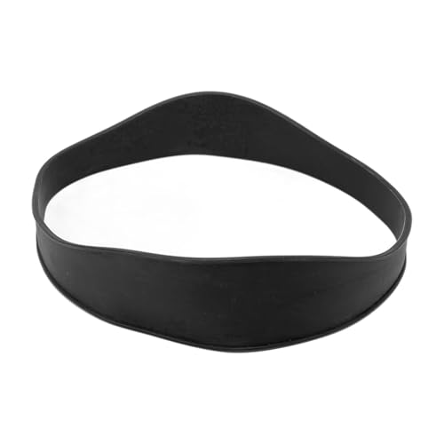 Silicone Haircut Band, Soft Adjustable Hair Cutting Guide Hair Fade Tool for DIY Haircutting Creating Clean Straight Neck Hairline (Black)
